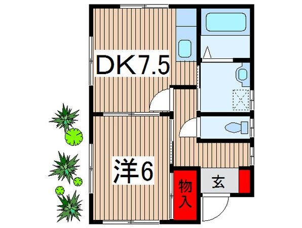 ラフィネの物件間取画像